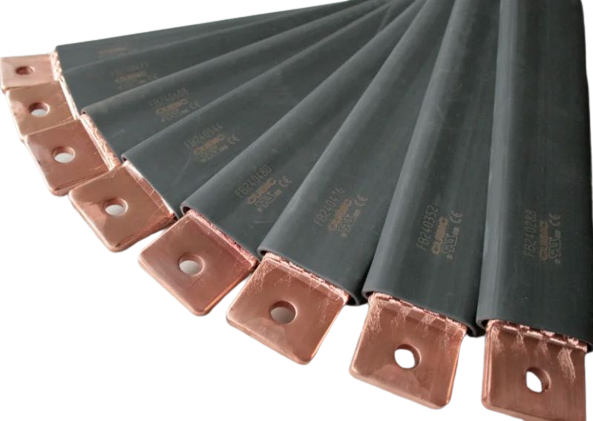 Busbar Cu-flex FB100 L= 160mm zwart